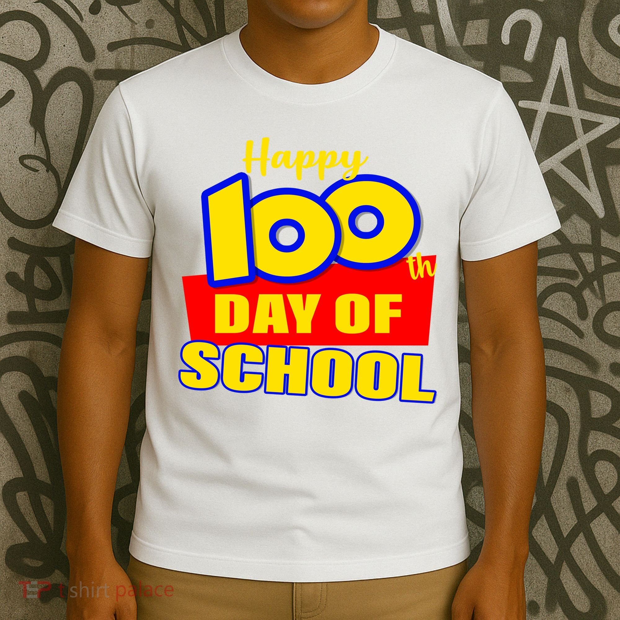 100th Day Of School Cartoon Movie Logo T-Shirt