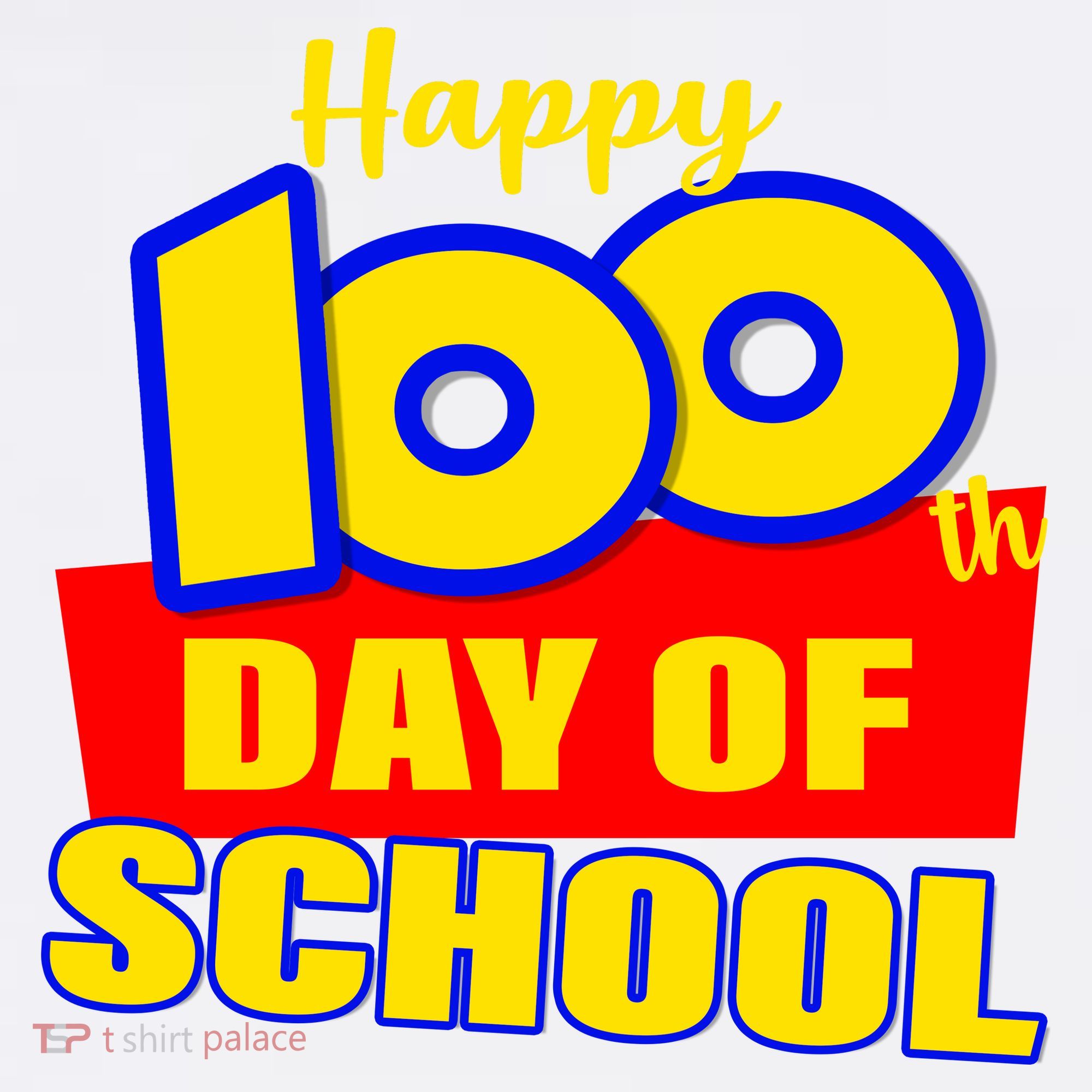100th Day Of School Cartoon Movie Logo T-Shirt