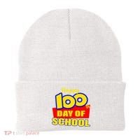 100th Day Of School Cartoon Movie Logo Beanie thumb 0