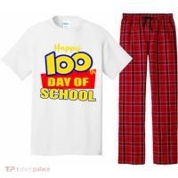 100th Day Of School Cartoon Movie Logo Pajama Set thumb 0