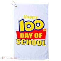 100th Day Of School Cartoon Movie Logo Golf Towel thumb 0