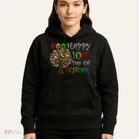 100th Day Of School Educational Tree Hoodie thumb 5