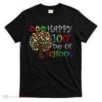 100th Day Of School Educational Tree T-Shirt thumb 0