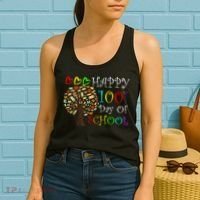 100th Day Of School Educational Tree Women's Tank Top thumb 2