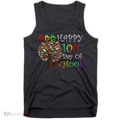100th Day Of School Educational Tree Tank Top