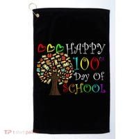 100th Day Of School Educational Tree Golf Towel thumb 0