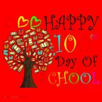 100th Day Of School Educational Tree Santa Hat thumb 1