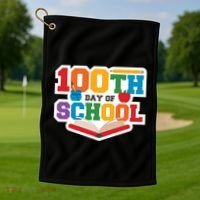 100th School Day Golf Towel thumb 1