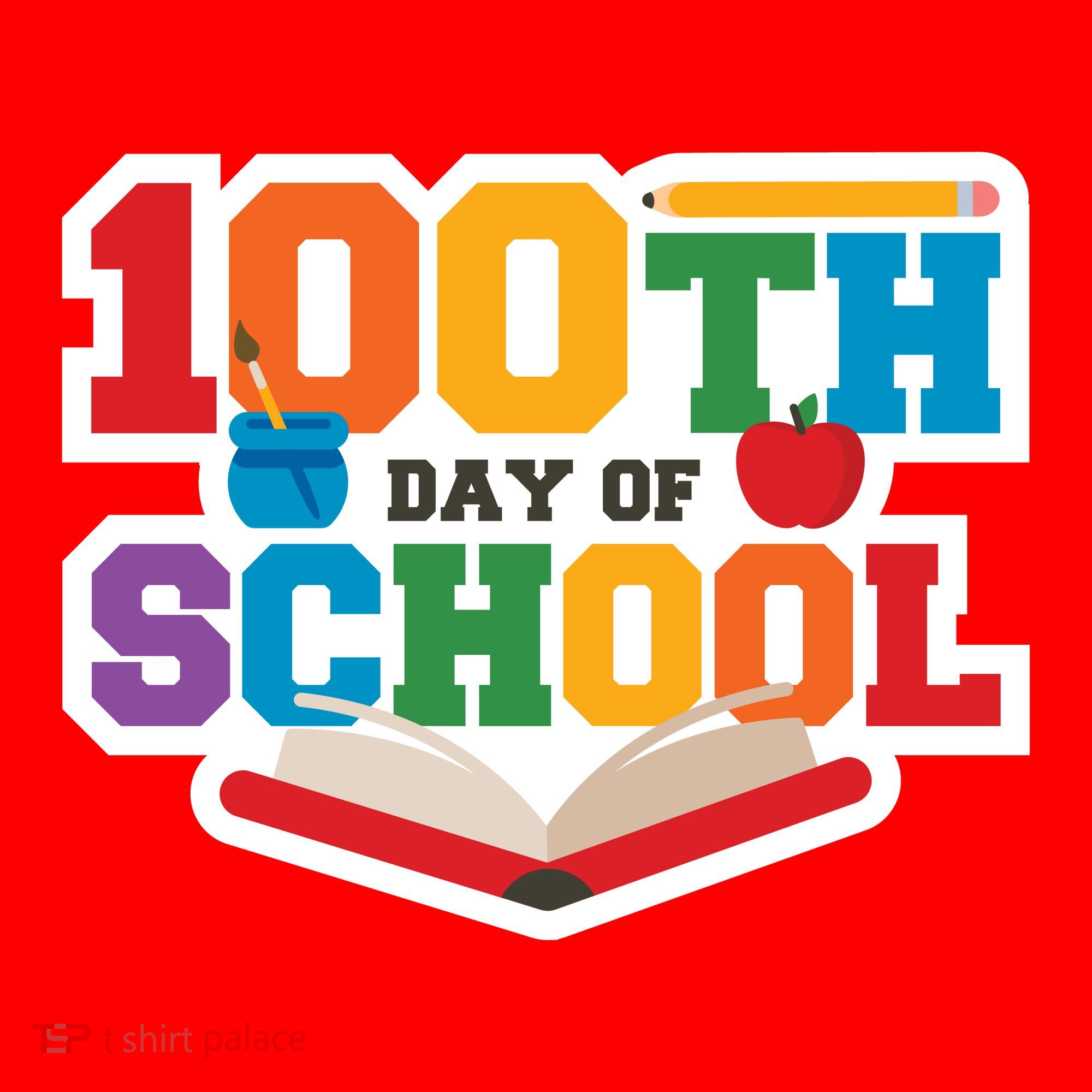 100th School Day Santa Hat