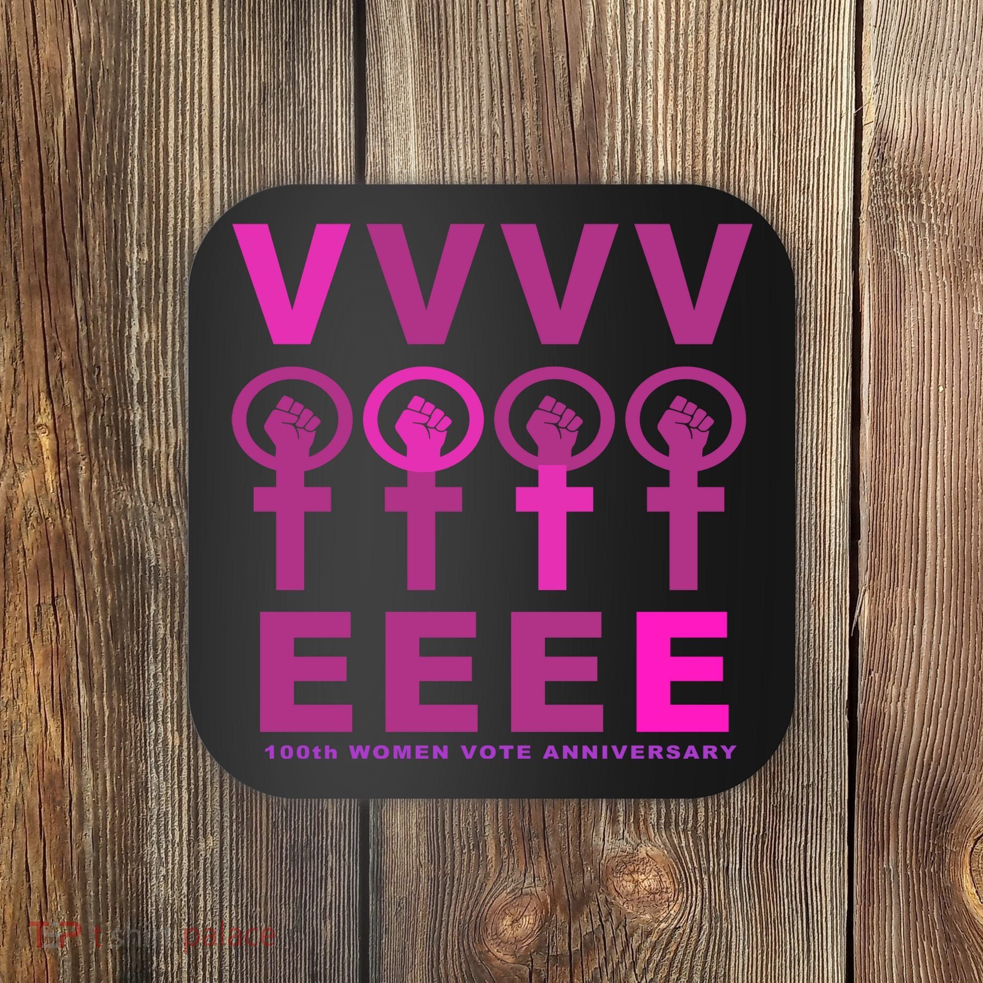 100th Women Vote Anniversary Coaster