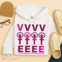 100th Women Vote Anniversary Hoodie thumb 4