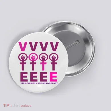 100th Women Vote Anniversary Button
