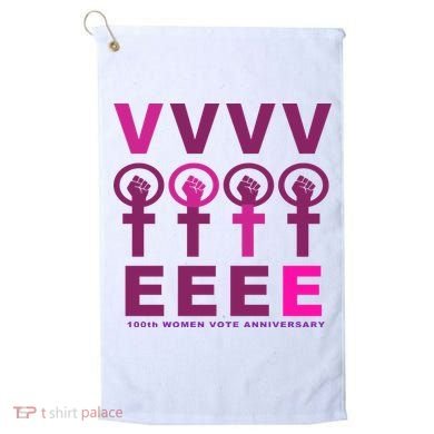 100th Women Vote Anniversary Golf Towel