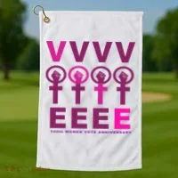 100th Women Vote Anniversary Golf Towel thumb 1