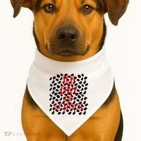 101 Day of School USA-Made Doggie Bandana thumb 1