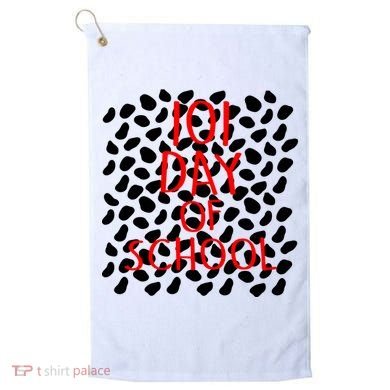 101 Day of School Golf Towel