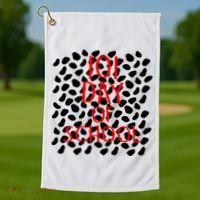 101 Day of School Golf Towel thumb 1