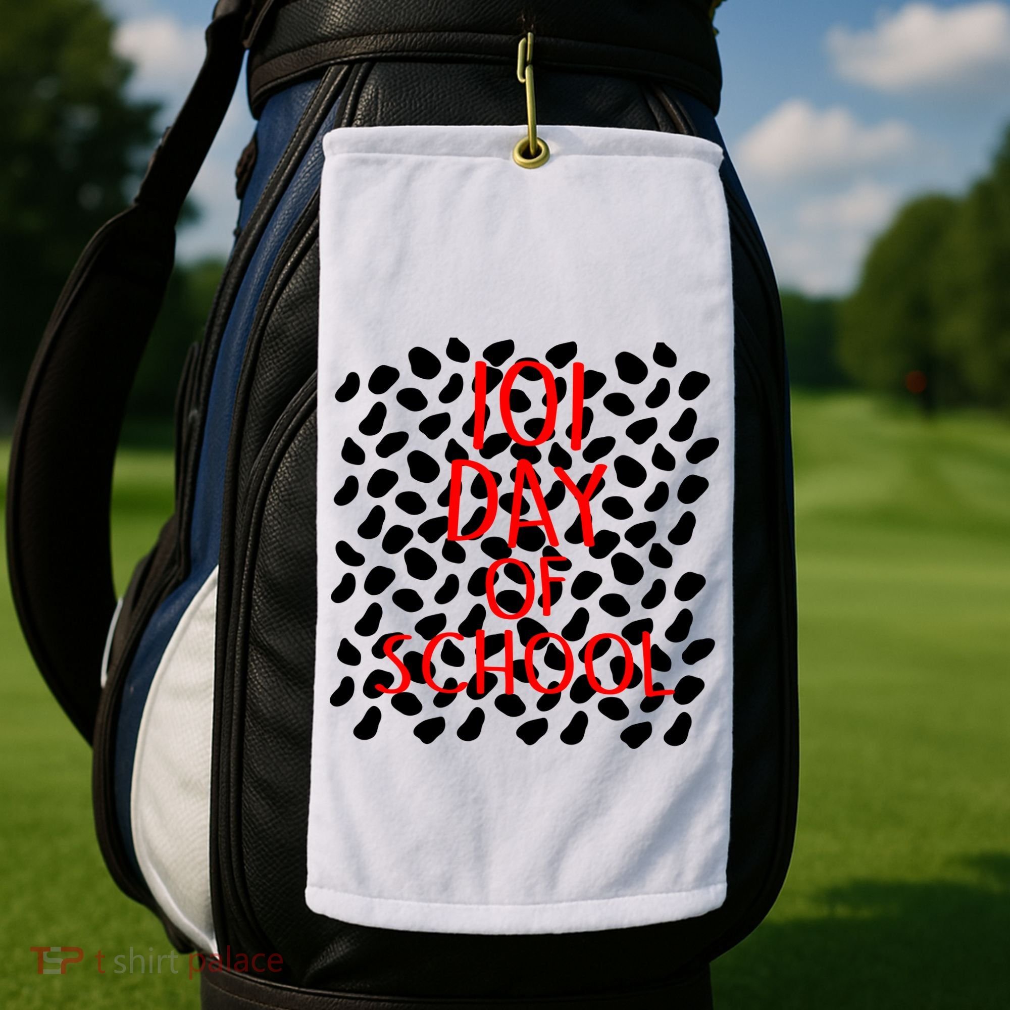101 Day of School Golf Towel