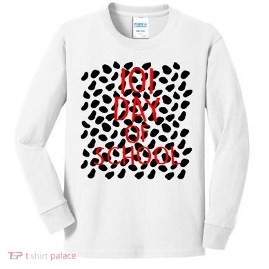 101 Day of School Kids Long Sleeve Shirt
