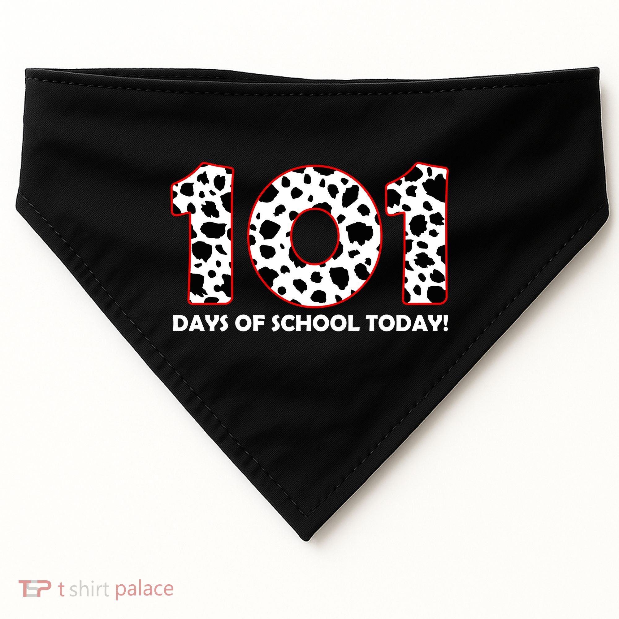101 Days Of School USA-Made Doggie Bandana