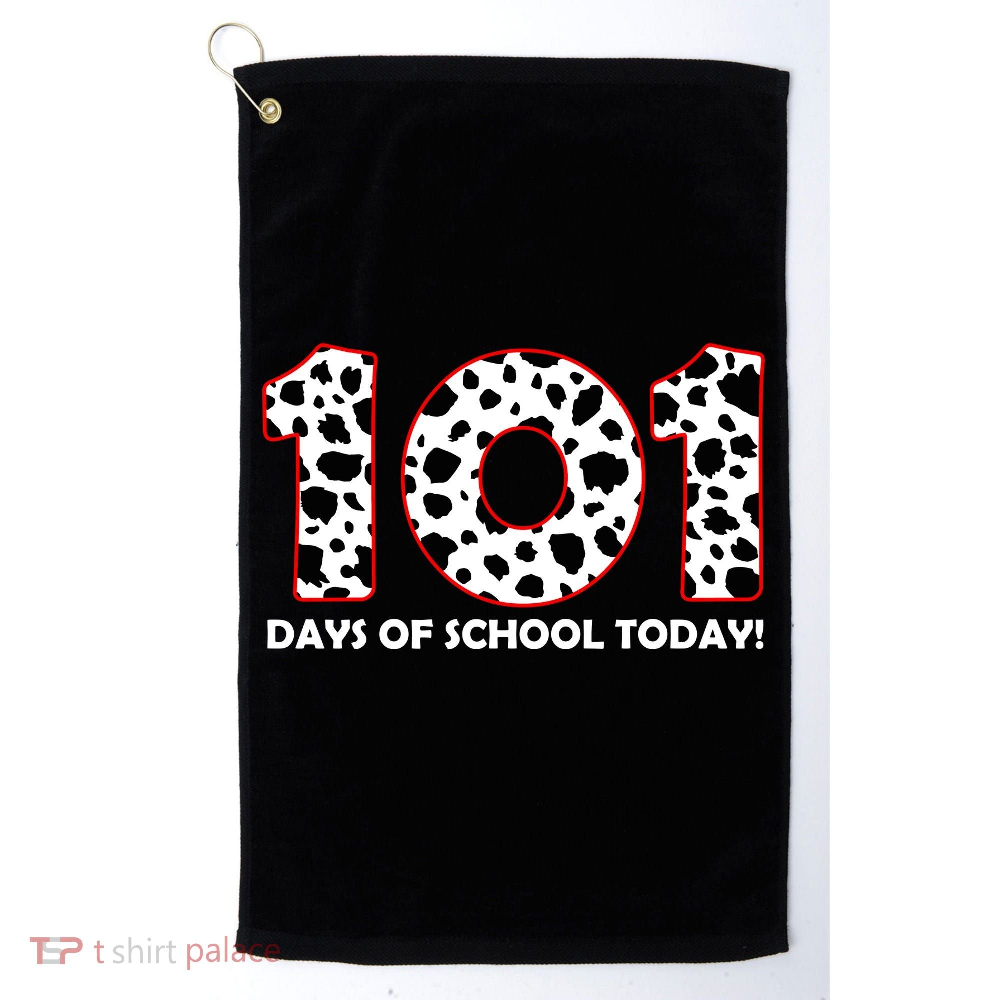 101 Days Of School Golf Towel