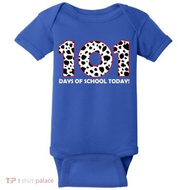 101 Days Of School Baby Bodysuit
