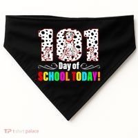 101 Days Of School Dalmatian Dog Cute USA-Made Doggie Bandana thumb 0