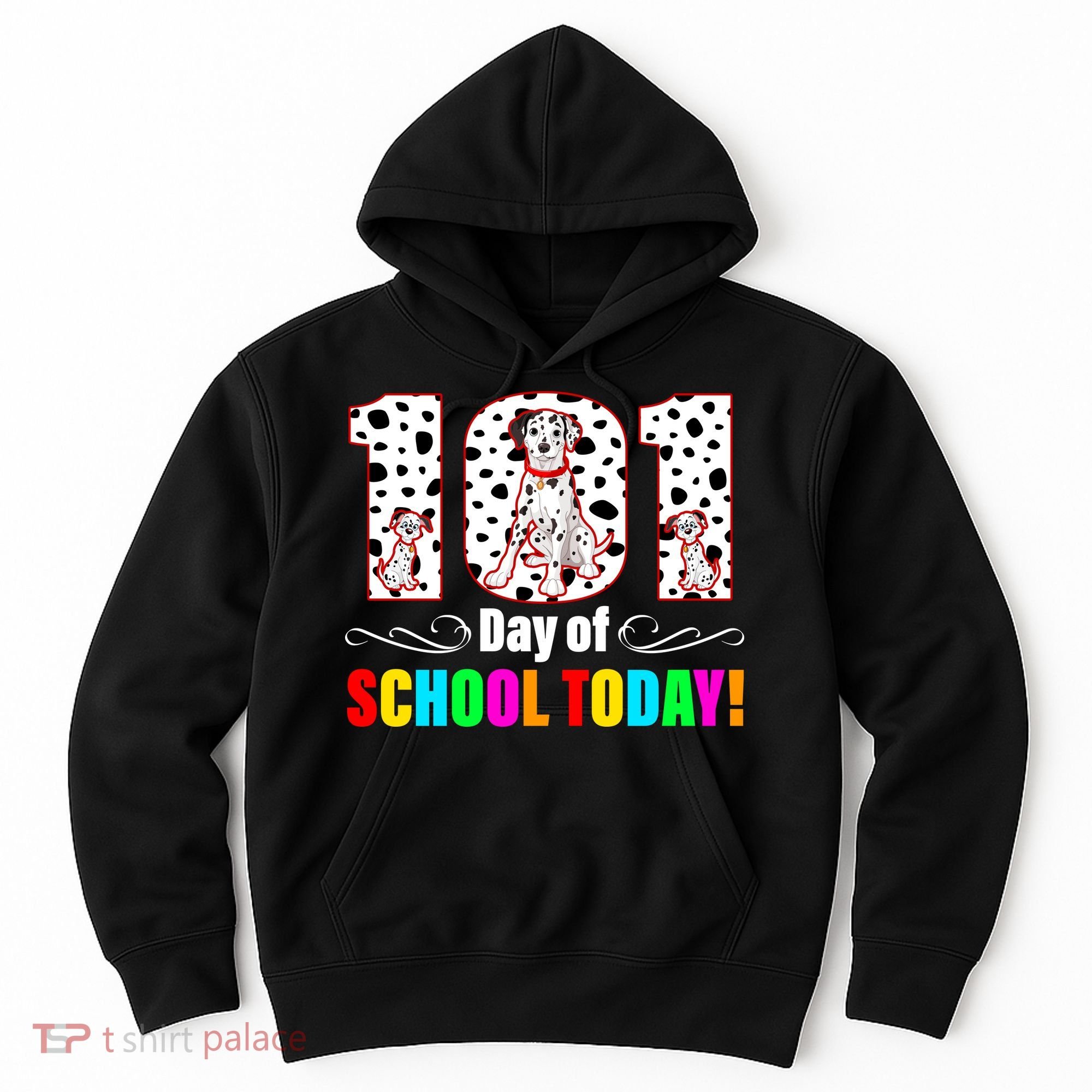 101 Days Of School Dalmatian Dog Cute Hoodie