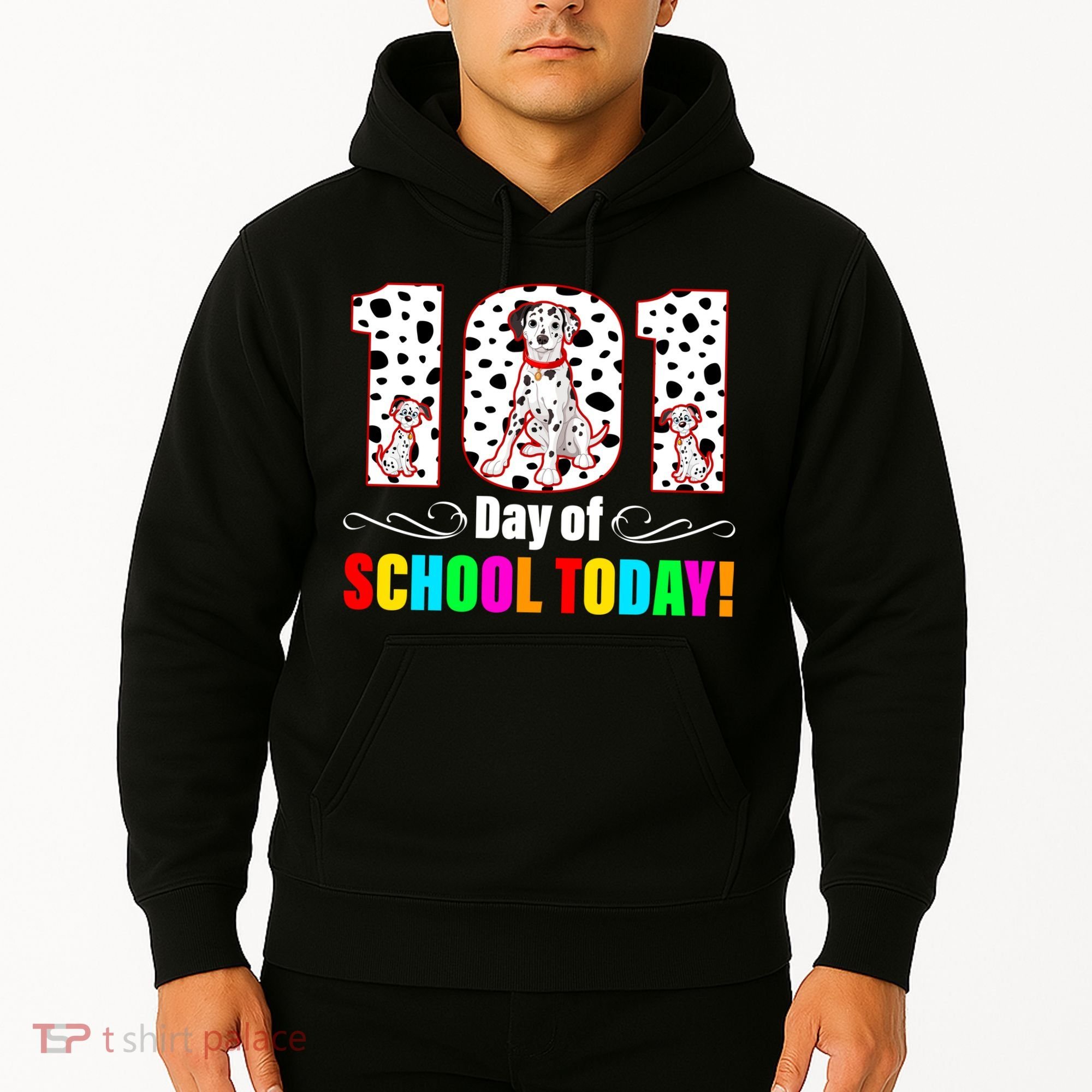 101 Days Of School Dalmatian Dog Cute Hoodie