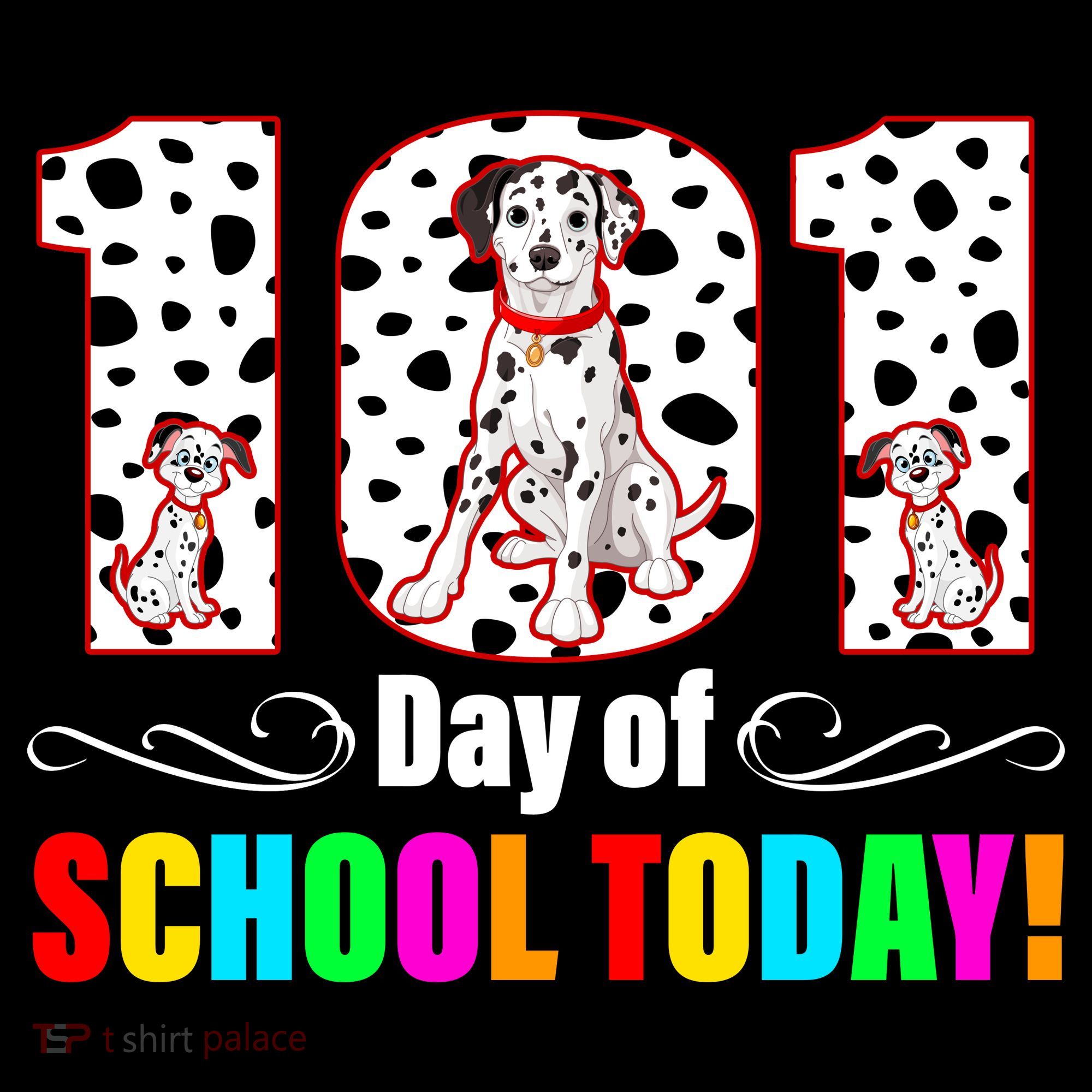 101 Days Of School Dalmatian Dog Cute Sweatshirt