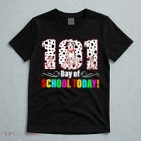 101 Days Of School Dalmatian Dog Cute T-Shirt thumb 5