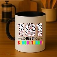 101 Days Of School Dalmatian Dog Cute Coffee Mug thumb 4