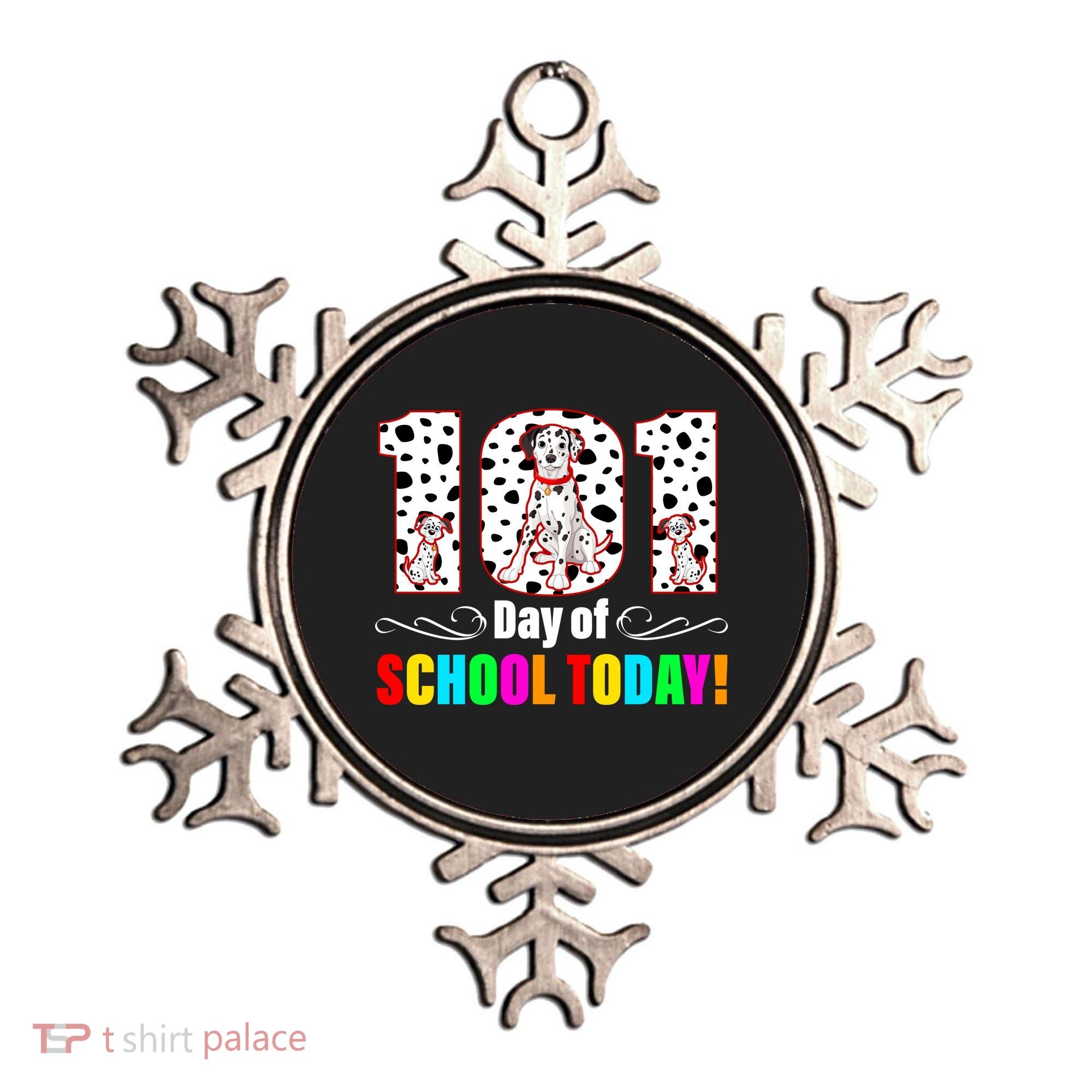 101 Days Of School Dalmatian Dog Cute Ornament