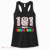 101 Days Of School Dalmatian Dog Cute Women's Tank Top thumb 0