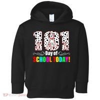 101 Days Of School Dalmatian Dog Cute Toddler Hoodie thumb 0