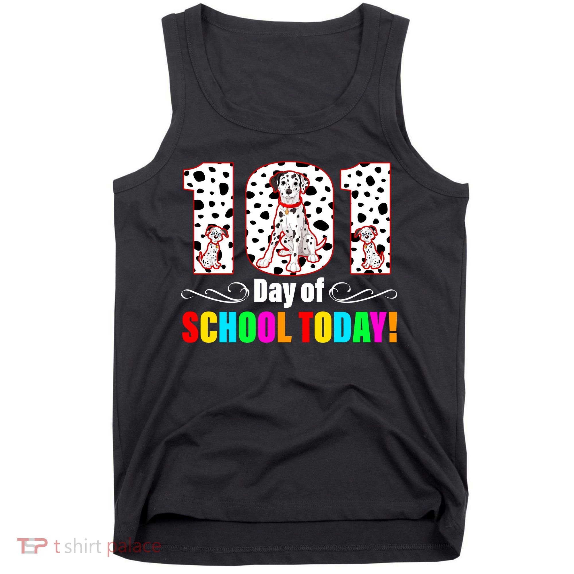 101 Days Of School Dalmatian Dog Cute Tank Top