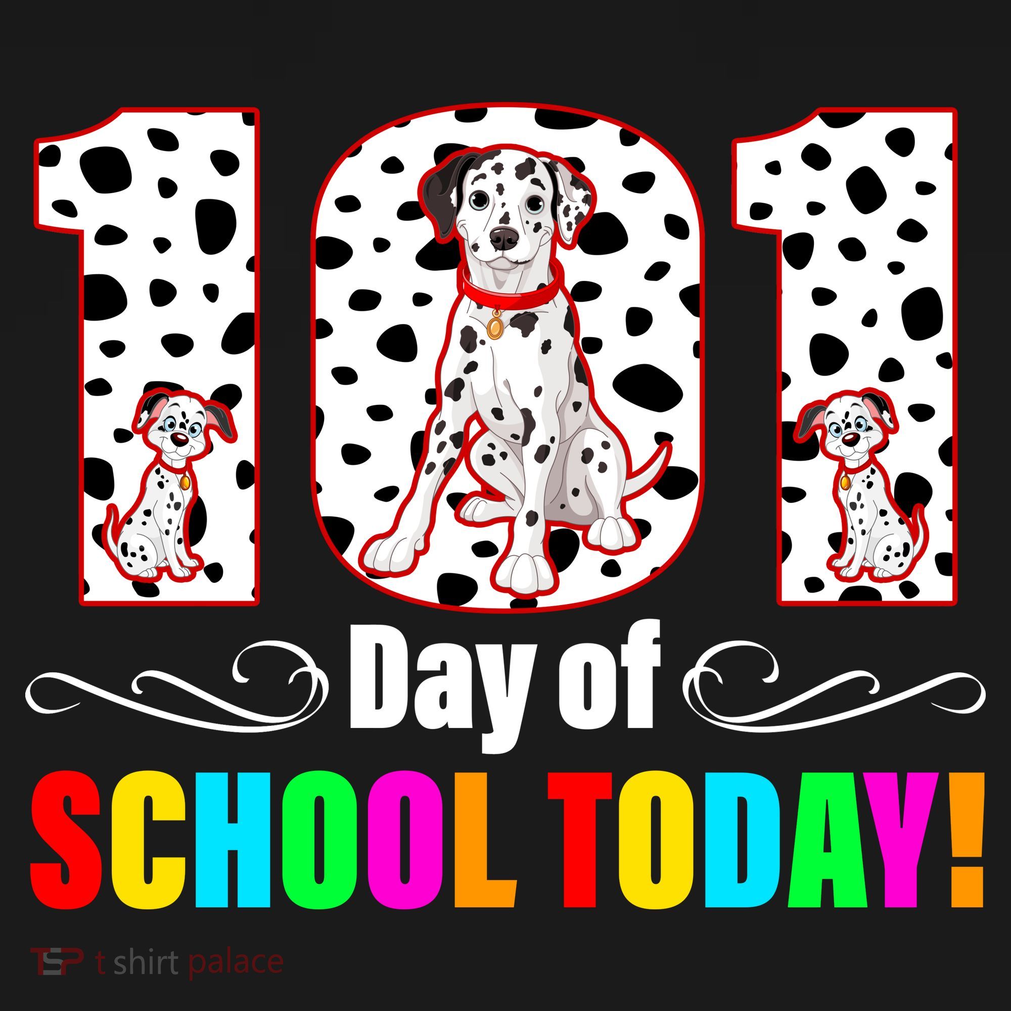 101 Days Of School Dalmatian Dog Cute Visor