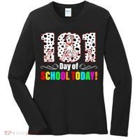 101 Days Of School Dalmatian Dog Cute Women's Long Sleeve Shirt thumb 0
