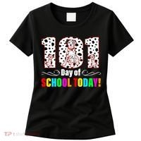 101 Days Of School Dalmatian Dog Cute Women's T-Shirt thumb 0