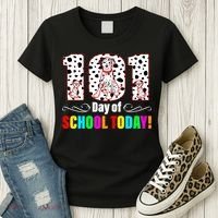 101 Days Of School Dalmatian Dog Cute Women's T-Shirt thumb 3