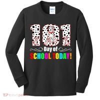 101 Days Of School Dalmatian Dog Cute Kids Long Sleeve Shirt thumb 0