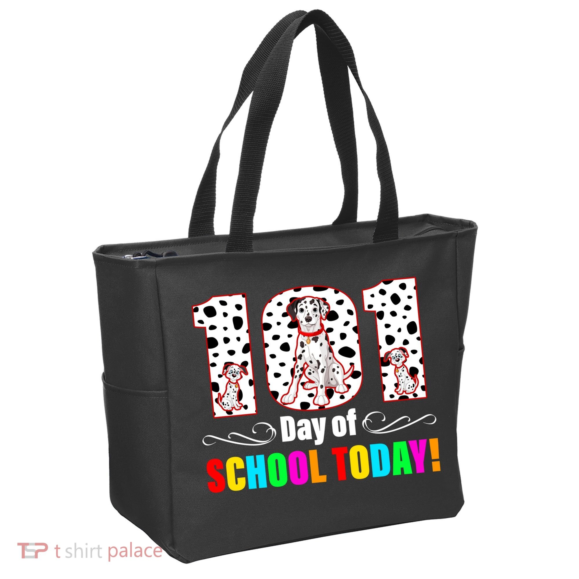 101 Days Of School Dalmatian Dog Cute Tote Bag