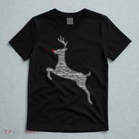 Wordy Reindeer Christmas T-Shirt thumb 5