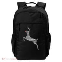 Wordy Reindeer Christmas Backpack thumb 0