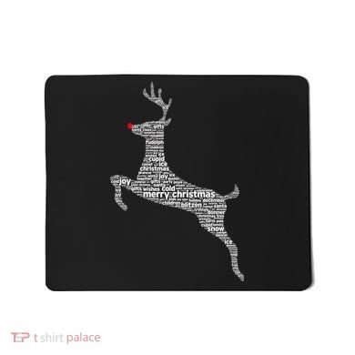 Wordy Reindeer Christmas Mousepad