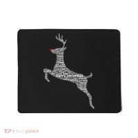 Wordy Reindeer Christmas Mousepad thumb 0
