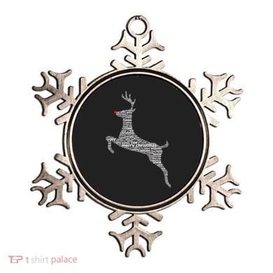 Wordy Reindeer Christmas Ornament