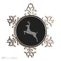 Wordy Reindeer Christmas Ornament thumb 0