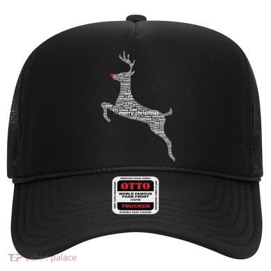 Wordy Reindeer Christmas Hat