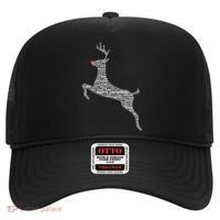 Wordy Reindeer Christmas Hat thumb 0